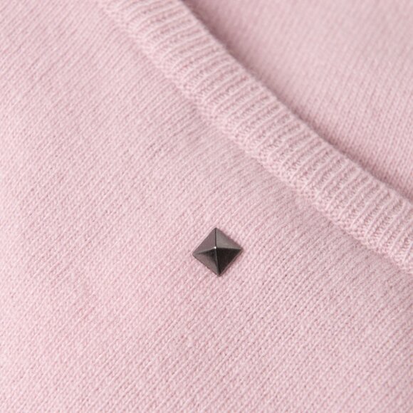 NWT VALENTINO GARAVANI Virgin Wool & Cashmere Rockstud Sweater IT42/US6/M - Picture 4 of 9